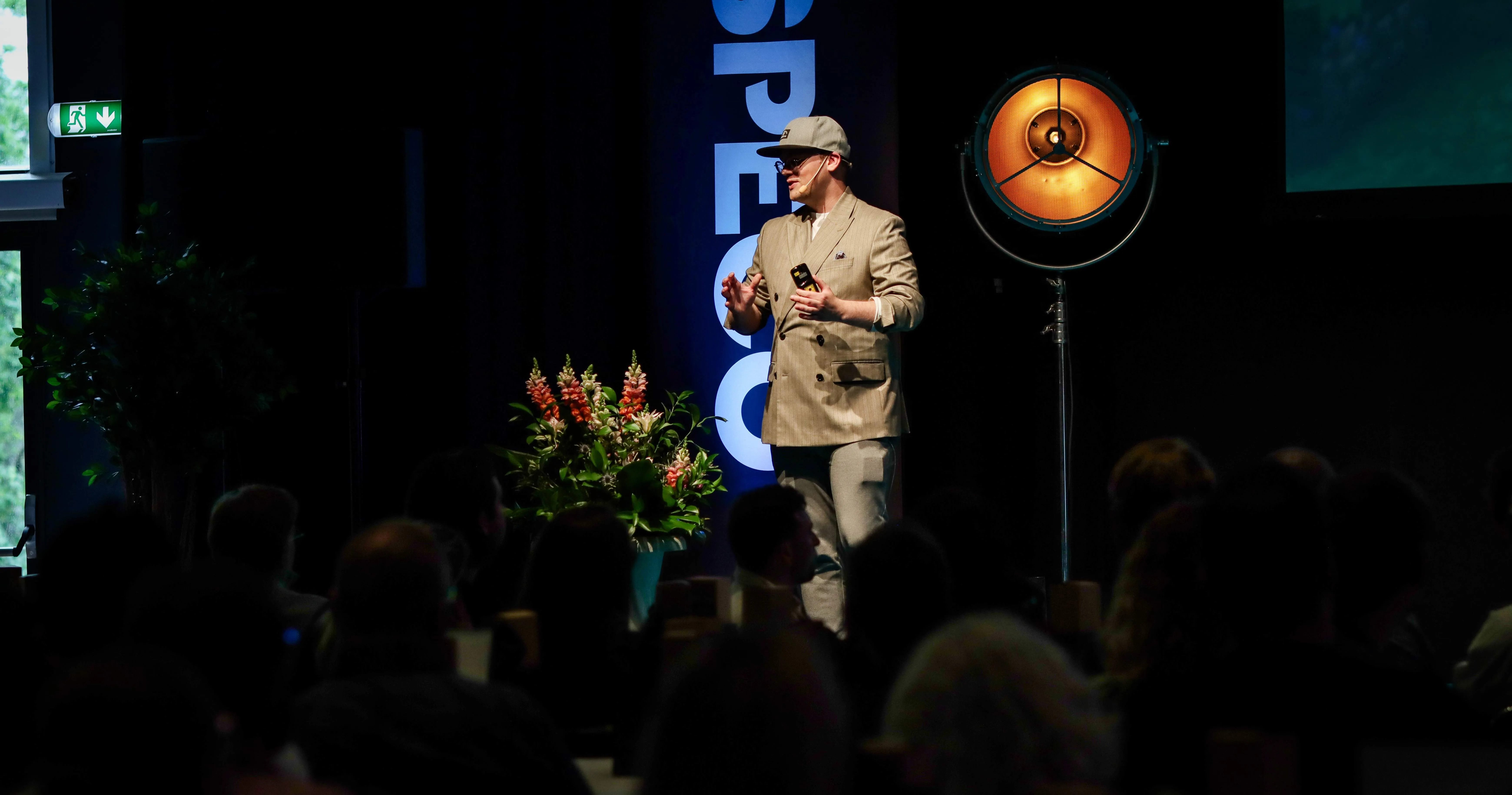 Jacob Bergdahl speaking about AI