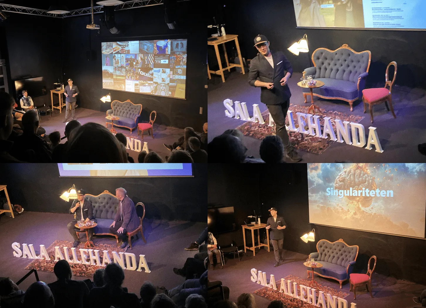 Jacob Bergdahl speaking at Sala Allehanda